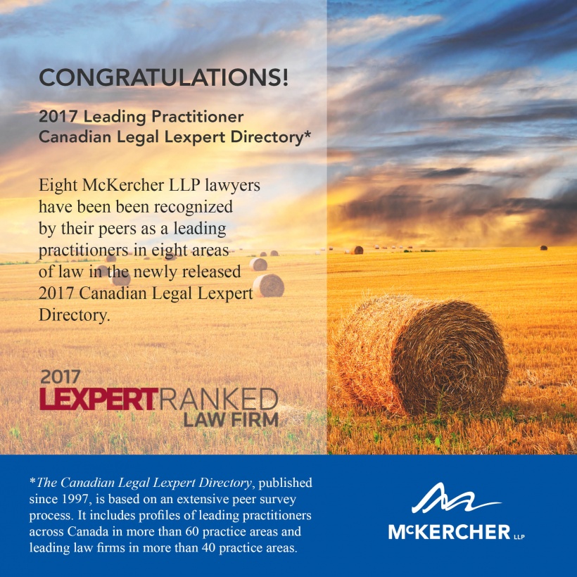 McKercher Lexpert 2017 Announement