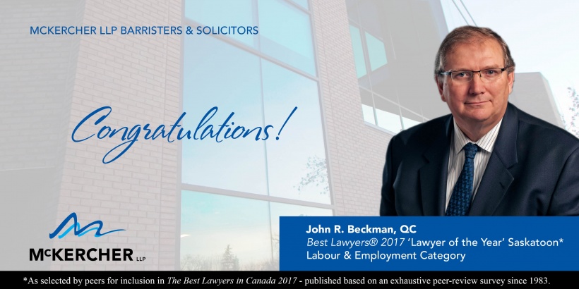 Beckman Best Lawyers 2017