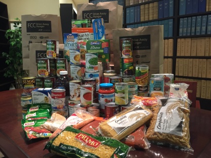 FCC Food Drive Stoon OCT 2016