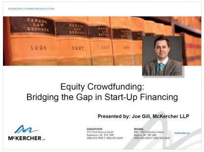 McK Presentation JAG Crowdfunding Manek DEC 2016