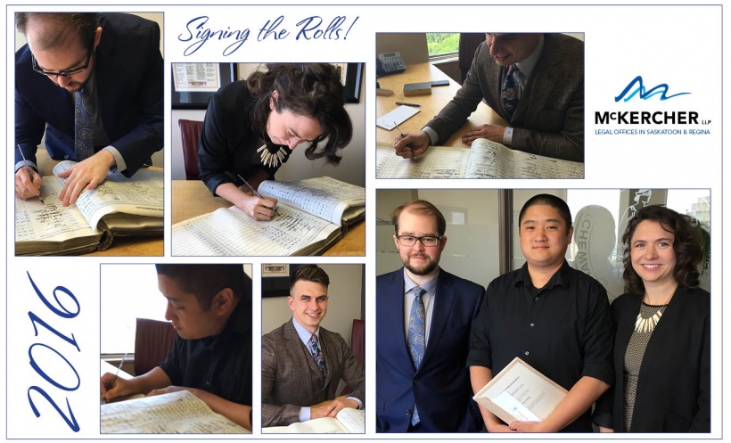 Signing the Rolls 2016