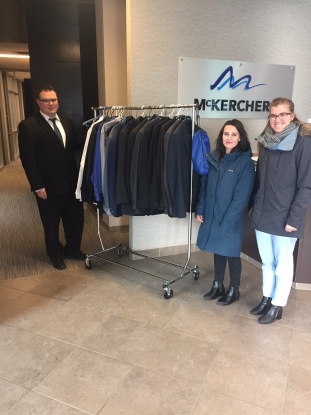 McKercher Suit Drive Donation 2018